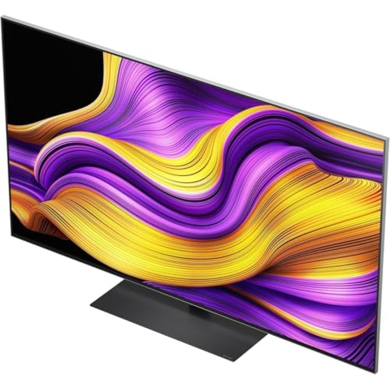 LG OLED evo AI G5 TV 55 pollici, Smart TV 4K, Base da appoggio inclusa, Processore α11 Gen2, Brightness Booster Ultimate, webOS con AI, Dolby Vision e Atmos, VRR e GSYNC 4K@165Hz, OLED55G56LS 2025 - 55"