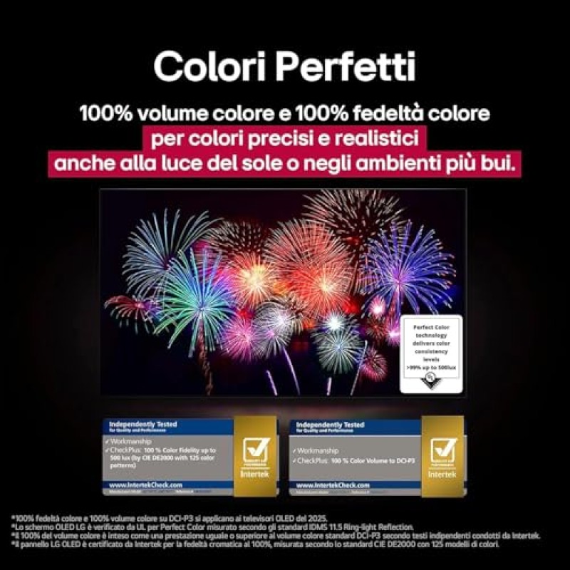 LG OLED evo AI G5 TV 55 pollici, Smart TV 4K, Base da appoggio inclusa, Processore α11 Gen2, Brightness Booster Ultimate, webOS con AI, Dolby Vision e Atmos, VRR e GSYNC 4K@165Hz, OLED55G56LS 2025 - 55"