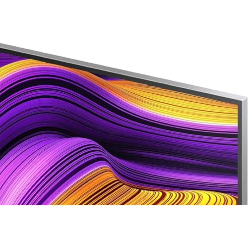 LG OLED evo AI G5 TV 55 pollici, Smart TV 4K, Base da appoggio inclusa, Processore α11 Gen2, Brightness Booster Ultimate, webOS con AI, Dolby Vision e Atmos, VRR e GSYNC 4K@165Hz, OLED55G56LS 2025 - 55"