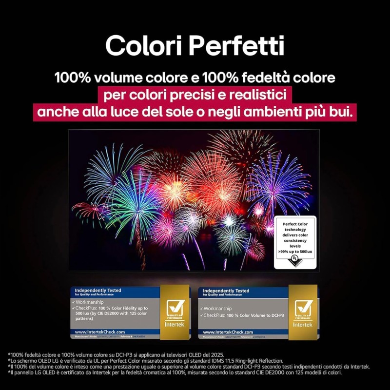 LG OLED evo AI G5 TV 65 pollici, Smart TV 4K, Base da appoggio inclusa, Processore α11 Gen2, Brightness Booster Ultimate, webOS con AI, Dolby Vision e Atmos, VRR e GSYNC 4K@165Hz, OLED65G56LS 2025 - 65" LG OLED evo AI G5 TV 65 pollici, Smart TV 4K, Base da appoggio inclusa, Processore α11 Gen2, Brightness Booster Ultimate, webOS con AI, Dolby Vision e Atmos, VRR e GSYNC 4K@165Hz, OLED65G56LS 2025 - 65"