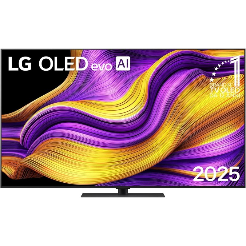 LG OLED evo AI G5 TV 65 pollici, Smart TV 4K, Base da appoggio inclusa, Processore α11 Gen2, Brightness Booster Ultimate, webOS con AI, Dolby Vision e Atmos, VRR e GSYNC 4K@165Hz, OLED65G56LS 2025 - 65" LG OLED evo AI G5 TV 65 pollici, Smart TV 4K, Base da appoggio inclusa, Processore α11 Gen2, Brightness Booster Ultimate, webOS con AI, Dolby Vision e Atmos, VRR e GSYNC 4K@165Hz, OLED65G56LS 2025 - 65"