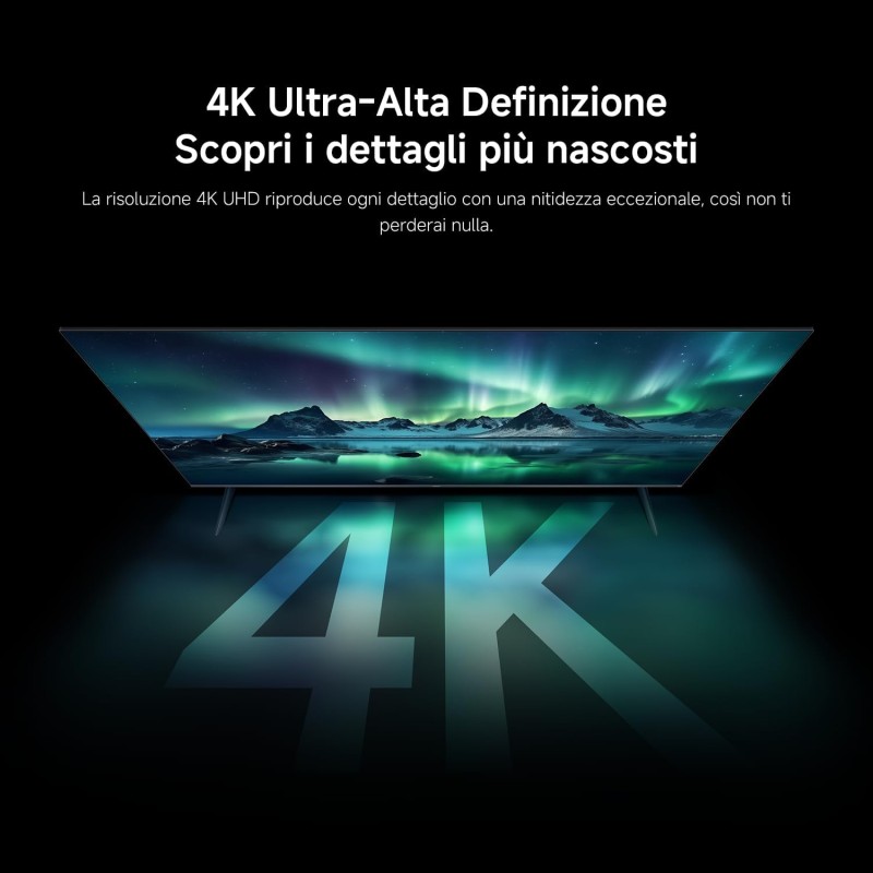 XIAOMI TV F Pro 43,43 pollici (101 cm), 4K UHD QLED,Smart TV, Fire TV, Triple Tuner DVB-C/S/S2/T/T2,HDR10+, MEMC, Controllo Vocale Alexa, 2GB+32GB, Compatibile con Apple AirPlay - 43" XIAOMI TV F Pro 43,43 pollici (101 cm), 4K UHD QLED,Smart TV, Fire TV, Triple Tuner DVB-C/S/S2/T/T2,HDR10+, MEMC, Controllo Vocale Alexa, 2GB+32GB, Compatibile con Apple AirPlay - 43"