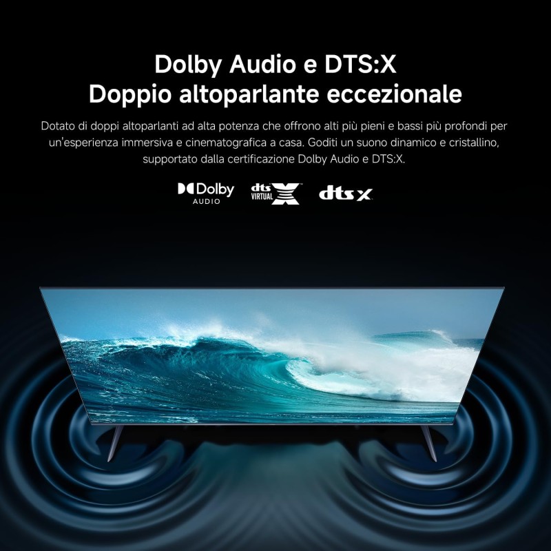 XIAOMI TV F Pro 43,43 pollici (101 cm), 4K UHD QLED,Smart TV, Fire TV, Triple Tuner DVB-C/S/S2/T/T2,HDR10+, MEMC, Controllo Vocale Alexa, 2GB+32GB, Compatibile con Apple AirPlay - 43" XIAOMI TV F Pro 43,43 pollici (101 cm), 4K UHD QLED,Smart TV, Fire TV, Triple Tuner DVB-C/S/S2/T/T2,HDR10+, MEMC, Controllo Vocale Alexa, 2GB+32GB, Compatibile con Apple AirPlay - 43"