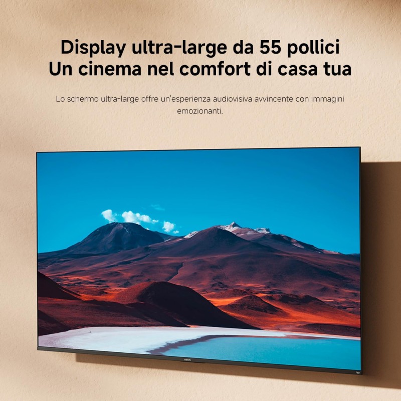 XIAOMI TV F 55, 55 pollici (140 cm),4K UHD,Smart TV,Fire TV, Triple Tuner DVB-C/S/S2/T/T2,HDR10, MEMC, Modalità Game Boost 120Hz, Controllo Vocale Alexa, 2GB+32GB, Compatibile con Apple AirPlay - 55" XIAOMI TV F 55, 55 pollici (140 cm),4K UHD,Smart TV,Fire TV, Triple Tuner DVB-C/S/S2/T/T2,HDR10, MEMC, Modalità Game Boost 120Hz, Controllo Vocale Alexa, 2GB+32GB, Compatibile con Apple AirPlay - 55"