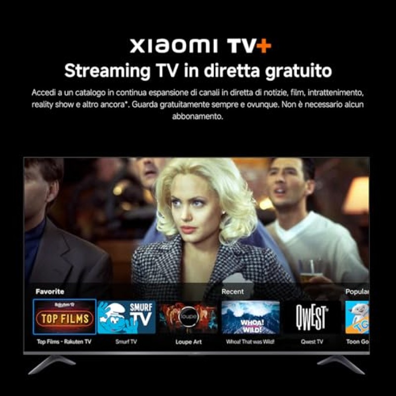 XIAOMI TV F Pro 32, 32 pollici (81 cm), QLED, Smart TV, Fire TV, Triple Tuner DVB-C/S/S2/T/T2,Dolby Audio, DTS Virtual:X, DTS-HD, Controllo Vocale Alexa, Compatibile con Apple AirPlay - 32"