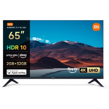 XIAOMI TV F 65, 65 pollici (165 cm),4K UHD,Smart TV, Fire TV,Triple Tuner DVB-C/S/S2/T/T2, HDR10,MEMC, Modalità Game Boost 120Hz, Controllo Vocale Alexa, 2GB+32GB, Compatibile con AirPlay - 65" XIAOMI TV F 65, 65 pollici (165 cm),4K UHD,Smart TV, Fire TV,Triple Tuner DVB-C/S/S2/T/T2, HDR10,MEMC, Modalità Game Boost 120Hz, Controllo Vocale Alexa, 2GB+32GB, Compatibile con AirPlay - 65"
