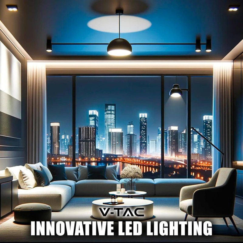 V-TAC 3x Lampadine LED GU10 6W (Equivalenti a 60W) - Chip SAMSUNG - 445 Lumen - Alta Luminosità - Faretto Led GU10 per Massima Efficienza e Risparmio Energetico - Lampadina Luce Fredda 6400K - Luce Fredda V-TAC 3x Lampadine LED GU10 6W (Equivalenti a 60W) - Chip SAMSUNG - 445 Lumen - Alta Luminosità - Faretto Led GU10 per Massima Efficienza e Risparmio Energetico - Lampadina Luce Fredda 6400K - Luce Fredda