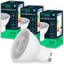 V-TAC 3x Lampadine LED GU10 6W (Equivalenti a 60W) - Chip SAMSUNG - 445 Lumen - Alta Luminosità - Faretto Led GU10 per Massima Efficienza e Risparmio Energetico - Lampadina Luce Fredda 6400K - Luce Fredda