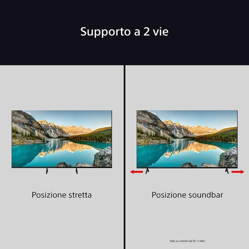 Sony BRAVIA 3 - Direct LED | Altoparlante X-Balanced | Dolby Vision/Atmos | IMAX Enhanced | Google TV (2025) | Google Cast | Apple AirPlay 2| Eco Dashboard 2 | Game Menu 2-50pollici - 50 Inch