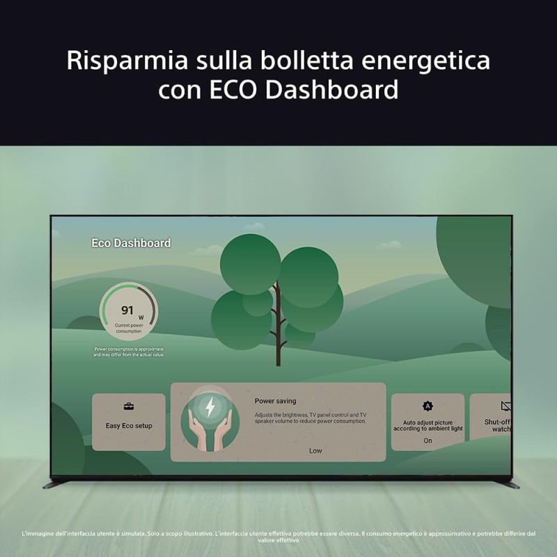 Sony BRAVIA 3 - Direct LED | Altoparlante X-Balanced | Dolby Vision/Atmos | IMAX Enhanced | Google TV (2025) | Google Cast | Apple AirPlay 2| Eco Dashboard 2 | Game Menu 2-85pollici - 85 Inch Sony BRAVIA 3 - Direct LED | Altoparlante X-Balanced | Dolby Vision/Atmos | IMAX Enhanced | Google TV (2025) | Google Cast | Apple AirPlay 2| Eco Dashboard 2 | Game Menu 2-85pollici - 85 Inch