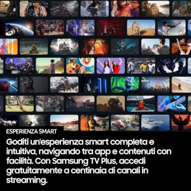 Samsung Crystal UHD 4K Smart TV 50'' UE50U8090FUXZT, Crystal 4K Processor, HDR, Smart Experience, OTS Lite & Adaptive Sound, Metal Stream Design, 2025 - 50"