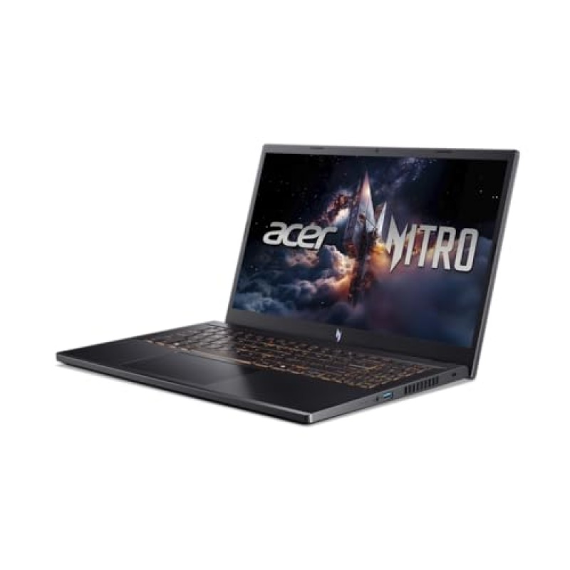 ACER Nitro V 15 ANV15-52 Gaming Laptop 15,6", Full HD IPS (Intel Core i5 13420H, 16GB RAM, 512GB SSD, GeForce RTX 5070, senza sistema operativo), nero, tastiera QWERTY spagnola - 16 GB RAM | 512 GB SSD