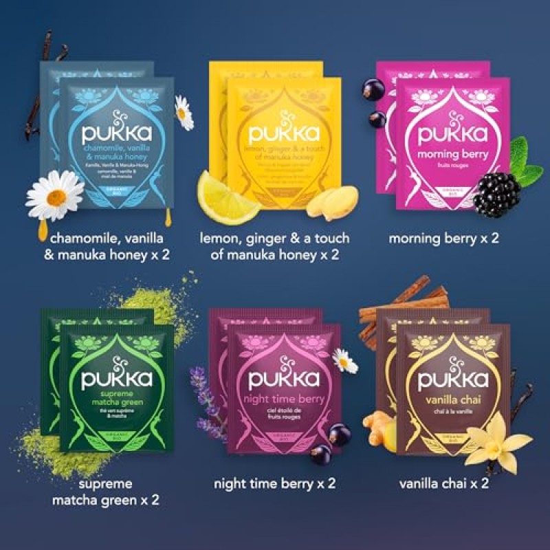 Pukka Tisane Calendario Avvento 2025, Set Regalo Tisane e Infusi, Deliziose Erbe Biologiche, Senza Cioccolato e Lattosio, Per Una Dose Quotidiana Di Benessere e Gusto, Idea Regalo, 24 Bustine Pukka Tisane Calendario Avvento 2025, Set Regalo Tisane e Infusi, Deliziose Erbe Biologiche, Senza Cioccolato e Lattosio, Per Una Dose Quotidiana Di Benessere e Gusto, Idea Regalo, 24 Bustine