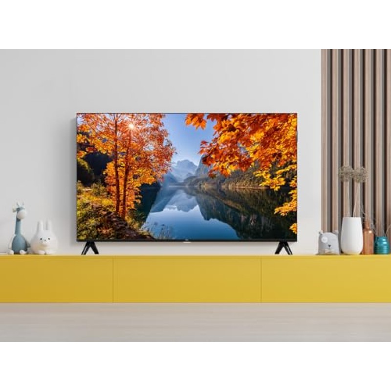 TCL TV 32V4C - 32'' HD Smart QLED Direct LED con Android TV e HDR - Compatibile con Google Cast e Google Home, Design Delgado, 2025 V4C - 32 pollici