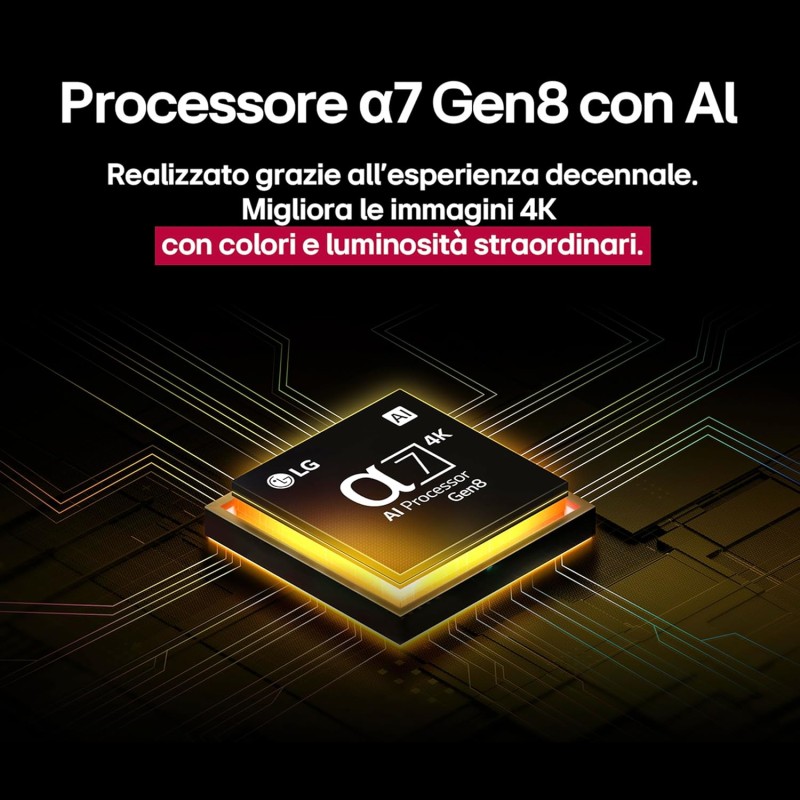 LG QNED evo AI QNED86 43 pollici, Smart TV 4K, Processore α7 Gen8, Dynamic QNED Color, Local Dimming, webOS con AI e telecomando puntatore AI, Gaming con VRR 4K@60Hz, 43QNED86A6C 2025 - 43" LG QNED evo AI QNED86 43 pollici, Smart TV 4K, Processore α7 Gen8, Dynamic QNED Color, Local Dimming, webOS con AI e telecomando puntatore AI, Gaming con VRR 4K@60Hz, 43QNED86A6C 2025 - 43"
