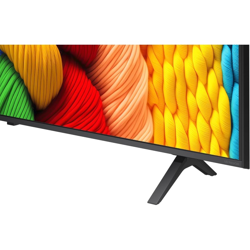 LG NanoCell AI NANO80 55 pollici, Smart TV 4K, Processore α7 Gen8, Tecnologia NanoCell, webOS con AI e telecomando puntatore AI, Filmmaker mode, Gaming con VRR 4K@60Hz, 55NANO80A6B 2025 - 55" LG NanoCell AI NANO80 55 pollici, Smart TV 4K, Processore α7 Gen8, Tecnologia NanoCell, webOS con AI e telecomando puntatore AI, Filmmaker mode, Gaming con VRR 4K@60Hz, 55NANO80A6B 2025 - 55"