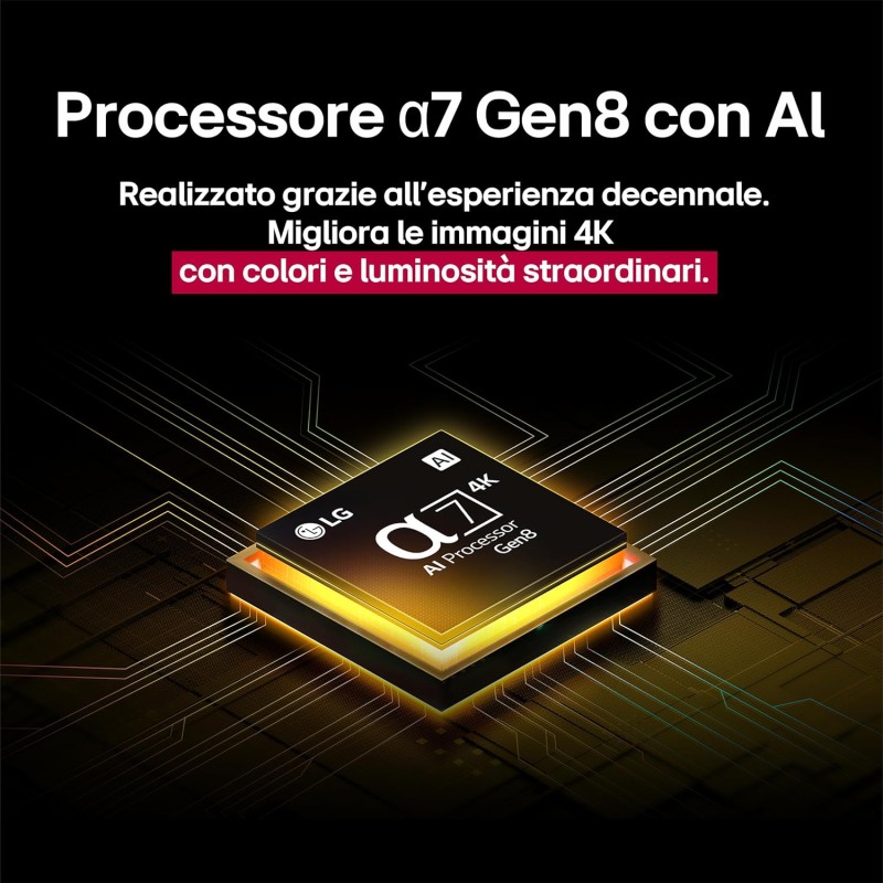 LG NanoCell AI NANO80 55 pollici, Smart TV 4K, Processore α7 Gen8, Tecnologia NanoCell, webOS con AI e telecomando puntatore AI, Filmmaker mode, Gaming con VRR 4K@60Hz, 55NANO80A6B 2025 - 55" LG NanoCell AI NANO80 55 pollici, Smart TV 4K, Processore α7 Gen8, Tecnologia NanoCell, webOS con AI e telecomando puntatore AI, Filmmaker mode, Gaming con VRR 4K@60Hz, 55NANO80A6B 2025 - 55"