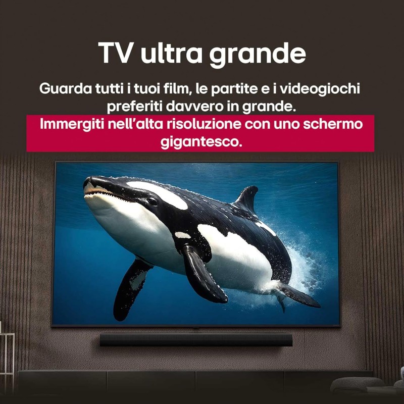 LG NanoCell AI NANO80 55 pollici, Smart TV 4K, Processore α7 Gen8, Tecnologia NanoCell, webOS con AI e telecomando puntatore AI, Filmmaker mode, Gaming con VRR 4K@60Hz, 55NANO80A6B 2025 - 55" LG NanoCell AI NANO80 55 pollici, Smart TV 4K, Processore α7 Gen8, Tecnologia NanoCell, webOS con AI e telecomando puntatore AI, Filmmaker mode, Gaming con VRR 4K@60Hz, 55NANO80A6B 2025 - 55"