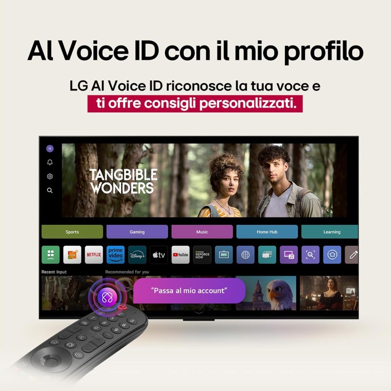 LG NanoCell AI NANO80 55 pollici, Smart TV 4K, Processore α7 Gen8, Tecnologia NanoCell, webOS con AI e telecomando puntatore AI, Filmmaker mode, Gaming con VRR 4K@60Hz, 55NANO80A6B 2025 - 55" LG NanoCell AI NANO80 55 pollici, Smart TV 4K, Processore α7 Gen8, Tecnologia NanoCell, webOS con AI e telecomando puntatore AI, Filmmaker mode, Gaming con VRR 4K@60Hz, 55NANO80A6B 2025 - 55"