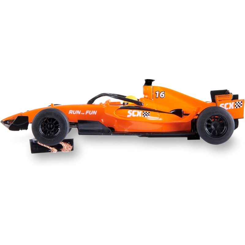 SCALEXTRIC - Veicolo da corsa Compact - Slot Car - Scala 1:43 (Formula 1 - Orange)