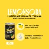 Lemonsoda | Bevanda Gassata al Limone, 24 Minican Lattine da 15 cl, L'originale Limonata Italiana, Rinfrescante, con Succo di Limoni Siciliani, Senza Coloranti