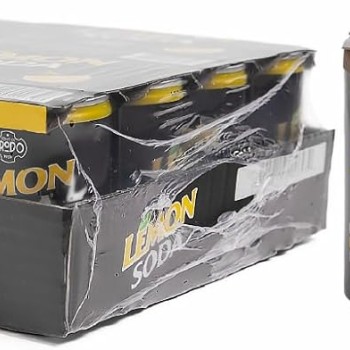 Lemonsoda | Bevanda Gassata al Limone, 24 Minican Lattine da 15 cl, L'originale Limonata Italiana, Rinfrescante, con Succo di Limoni Siciliani, Senza Coloranti