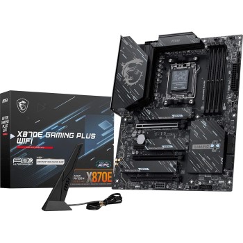Msi X870e Gaming Plus Wifi Mainboard Atx Socket Am5 X870e Ddr5 Wifi 7 5gbe (7e70-001r) - ATX