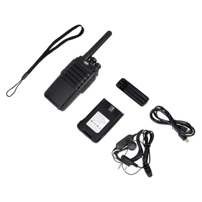Stazione radio portatile PNI DPMR R41 PRO 0.5W, 16CH, VOX, programmabile, 1500mAh, cuffie con microfono incluso