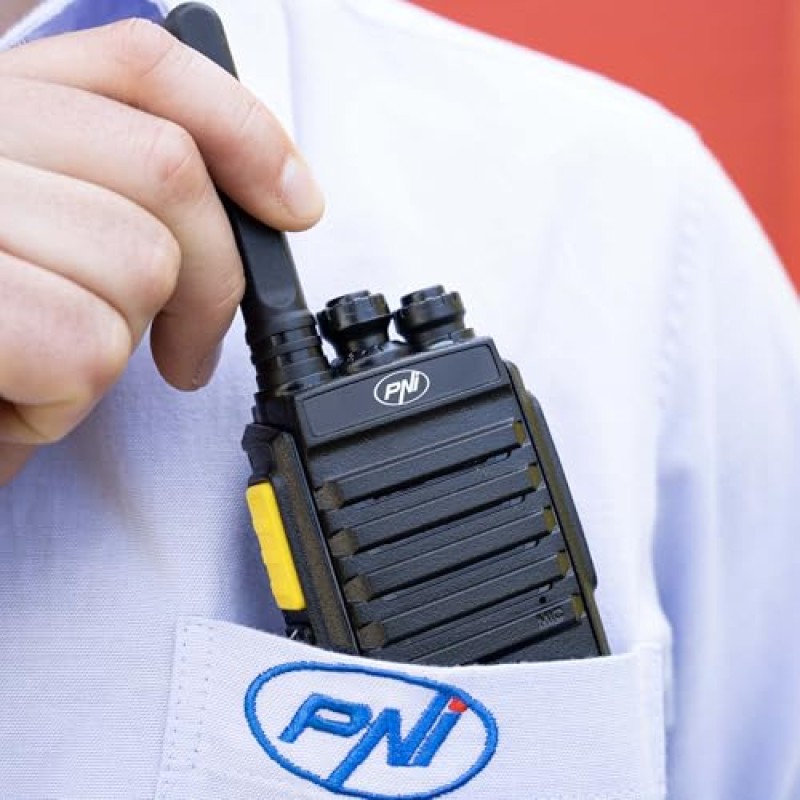 Stazione radio portatile PNI DPMR R41 PRO 0.5W, 16CH, VOX, programmabile, 1500mAh, cuffie con microfono incluso