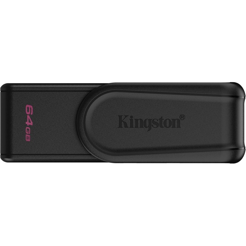 Kingston DataTraveler Exodia S Drive Flash USB - 64GB - USB 3.2 Gen 1 - USB Type A - Nero/Nero - DTXS/64GB - 64GB Nero/Nero