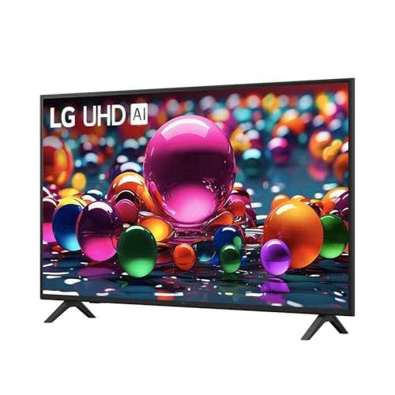 LG webOS UHD AI UA75 TV 50 pollici, Smart TV 4K Ultra HD, Processore α7 Gen8, webOS con AI, Filmmaker mode, HDR10, Gaming con VRR 4K@60Hz, Game Optimizer, Wi-Fi, 50UA75006LA 2025 - 50"