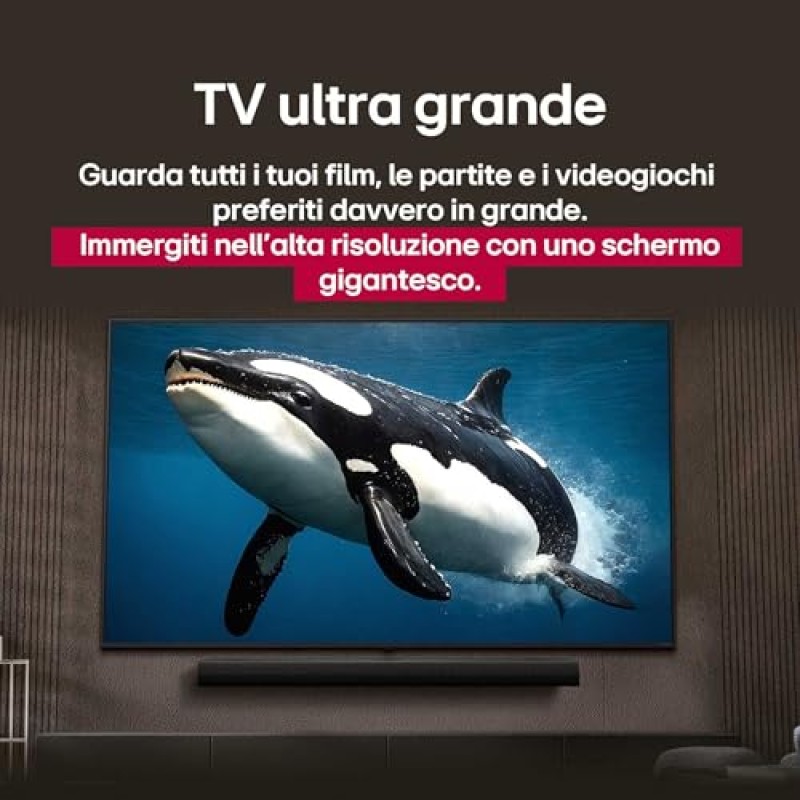 LG webOS UHD AI UA75 TV 50 pollici, Smart TV 4K Ultra HD, Processore α7 Gen8, webOS con AI, Filmmaker mode, HDR10, Gaming con VRR 4K@60Hz, Game Optimizer, Wi-Fi, 50UA75006LA 2025 - 50"
