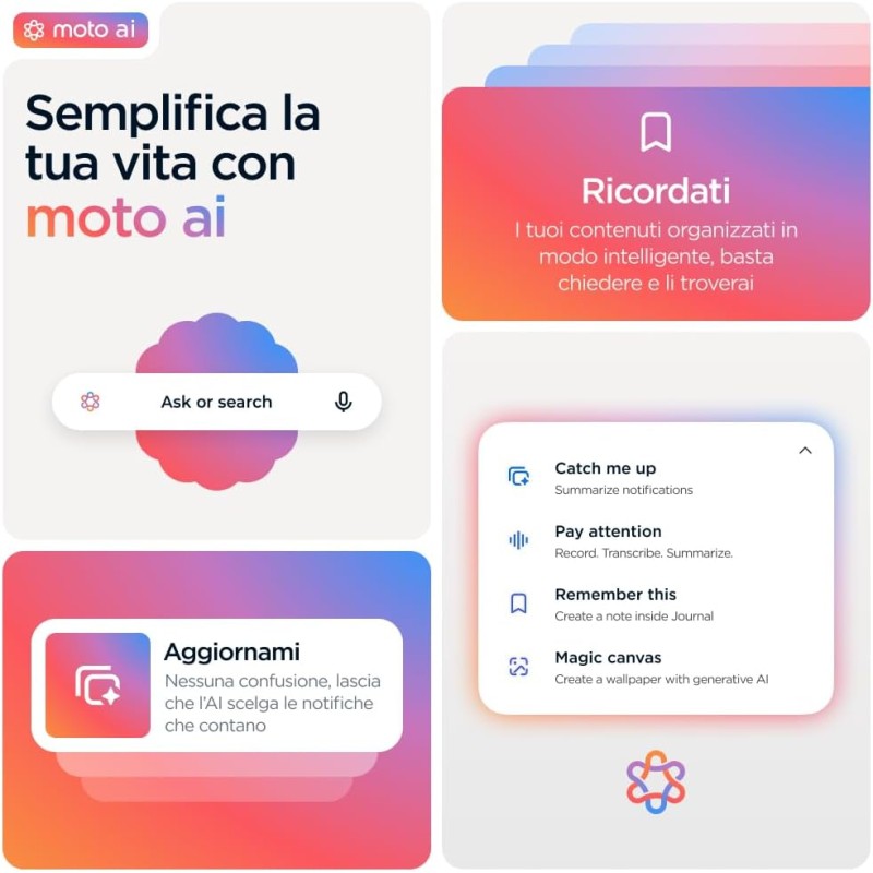 Motorola moto g56 5G 8/256GB, Fotocamera 50MP + sensore antisfarfallio, Display 6.72" FHD+ 120Hz, batteria 5200mAh, MediaTek Dimensity 7060, Android 15, PANTONE Dill - 256GB PANTONE Dill Motorola moto g56 5G 8/256GB, Fotocamera 50MP + sensore antisfarfallio, Display 6.72" FHD+ 120Hz, batteria 5200mAh, MediaTek Dimensity 7060, Android 15, PANTONE Dill - 256GB PANTONE Dill