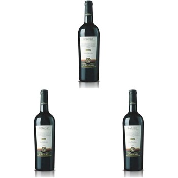 Casa Sant'Orsola - Vino Rosso Barolo D.O.C.G. Siglati, Gusto Secco, Rotondo, con Note di Liquirizia, 1x750 ml (Confezione da 3) - 1x750ml (Confezione da 3)