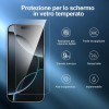 NEW'C 3 Pezzi, Vetro Temperato per iPhone 17 Pro Max, iPhone 16 Pro Max (6,9 pollici), Pellicola Prottetiva Anti Graffio - Ultra resistente - Trasparente HD - Strumento di installazione facile incluso - 17 Pro Max/16 Pro Max 6,9 pollici Trasparente