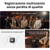 DJI Mic 3 (2 TX + 1 RX + Custodia di ricarica), microfono wireless per iPhone/fotocamera/Android, ultraleggero, controllo del guadagno adattivo per un volume bilanciato, 28 ore di utilizzo, vlog DJI Mic 3 (2 TX + 1 RX + Custodia di ricarica), microfono wireless per iPhone/fotocamera/Android, ultraleggero, controllo del guadagno adattivo per un volume bilanciato, 28 ore di utilizzo, vlog