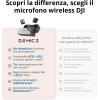 DJI Mic 3 (1 TX + 1 RX), microfono lavalier wireless per iPhone/fotocamera/Android, ultraleggero, maggiore autonomia operativa e ricarica veloce, trasmissione da 400 m DJI Mic 3 (1 TX + 1 RX), microfono lavalier wireless per iPhone/fotocamera/Android, ultraleggero, maggiore autonomia operativa e ricarica veloce, trasmissione da 400 m