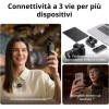 Trasmettitore per DJI Mic 3, mini mic wireless per iPhone/fotocamera/Android, leggero e intuitivo, microfono lavalier Trasmettitore per DJI Mic 3, mini mic wireless per iPhone/fotocamera/Android, leggero e intuitivo, microfono lavalier