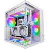 Mars Gaming MCV-ONE, Case Gaming ATX, Doppio Vetro Temperato Continuo, Ventola FRGB 12cm, Struttura a Doppia Camera, Semitorre PC Compatta, Supporto Raffreddamento a Liquido fino a 240mm, Bianco Mars Gaming MCV-ONE, Case Gaming ATX, Doppio Vetro Temperato Continuo, Ventola FRGB 12cm, Struttura a Doppia Camera, Semitorre PC Compatta, Supporto Raffreddamento a Liquido fino a 240mm, Bianco