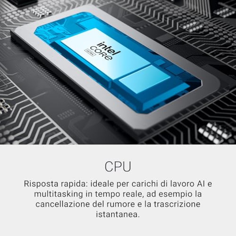 Dell 16 Plus 2-in-1 Copilot+ PC DB06250 16" 2.5K Mini-LED HDR600 Touchscree, Intel Core Ultra 7 Serie 2, Intel Arc, 16 GB RAM, 1 TB SSD, Windows 11 Home, Tastiera retroilluminata QWERTY, Blue