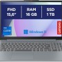 Lenovo IdeaPad Slim 3 Notebook 15,6” FHD (1920x1080), Intel Core i7-13620H, RAM 16GB, 1TB SSD, Grafica Intel Integrata, WiFi 6, Tastiera itaiana, Windows 11 Home - Arctic Grey - 16GB | 1TB