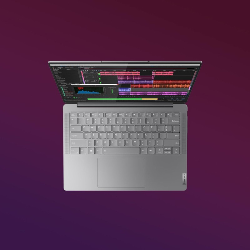 Lenovo Yoga Slim 7 AI Notebook - Display OLED 14" WUXGA (1920x1200), Intel Core Ultra 7 155H, RAM 32 GB, SSD 1 TB, Grafica integrata Intel Arc, Windows 11 Home - Luna Grey