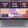 Lenovo Yoga Slim 7 AI Notebook - Display OLED 14" WUXGA (1920x1200), Intel Core Ultra 7 155H, RAM 32 GB, SSD 1 TB, Grafica integrata Intel Arc, Windows 11 Home - Luna Grey