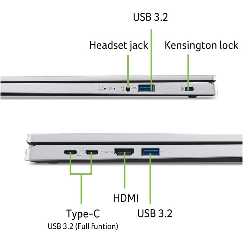 acer Aspire Go 15 AG15-71P-75CQ PC Portatile, Notebook, Processore Intel Core i7-13620H, RAM 32 GB DDR5, 512 GB PCIe NVMe SSD, Display 15.6" FHD, Scheda Grafica Intel UHD, Windows 11 Home - 15.6" acer Aspire Go 15 AG15-71P-75CQ PC Portatile, Notebook, Processore Intel Core i7-13620H, RAM 32 GB DDR5, 512 GB PCIe NVMe SSD, Display 15.6" FHD, Scheda Grafica Intel UHD, Windows 11 Home - 15.6"