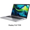 acer Aspire Go 15 AG15-42P-R21G PC Portatile, Notebook, Processore AMD Ryzen 7 5825U, RAM 16 GB DDR4, 512 GB PCIe NVMe SSD, Display 15.6" FHD, Scheda Grafica AMD Radeon, Windows 11 Home, Silver