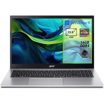 acer Aspire Go 15 AG15-42P-R21G PC Portatile, Notebook, Processore AMD Ryzen 7 5825U, RAM 16 GB DDR4, 512 GB PCIe NVMe SSD, Display 15.6" FHD, Scheda Grafica AMD Radeon, Windows 11 Home, Silver