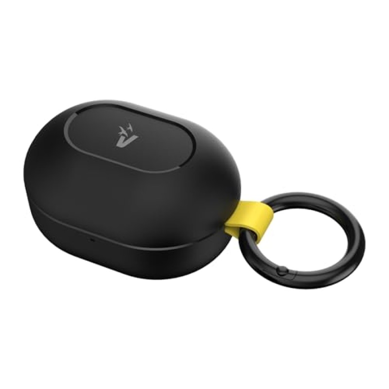 VulTech EP-30BK DRIP Cuffie Bluetooth 5.4, Auricolari Wireless In-Ear con Microfono, 14 Ore Totali, Controllo Touch, Ricarica USB-C, Controllo vocale Siri/Google, Suono Bilanciato, Android/iOS, nere - Drip BK