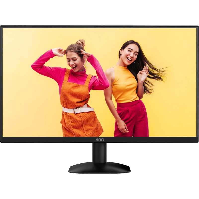 AOC Monitor Q27B35E da 27 pollici QHD, 75 Hz, IPS, 1 ms MPRT, sincronizzazione adattiva, HDR10, 2560 x 1440, HDMI 1x 1.4, DP 1x 1.4 Nero, 27 inch QHD IPS, No Altoparlanti - 27" QHD