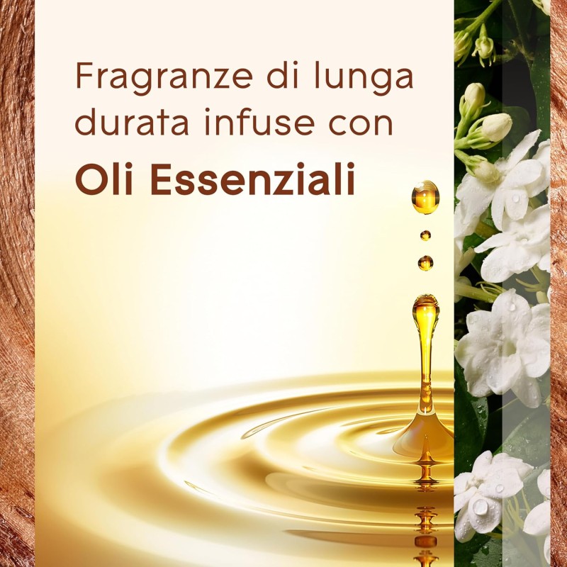 Glade Diffusore a Bastoncini, Profumatore per Ambienti con Oli Essenziali, Fragranza Sensual Sandalwood & Jasmine, Confezione da 1 diffusore da 50ml
