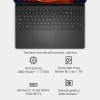 Dell 15 Laptop DC15255 15,6" FHD (1920 x 1080) 120Hz, AMD Ryzen 7 7730U, Grafica AMD Radeon, 16GB DDR4 RAM, 1TB SSD, Windows 11 Home, Tastiera Retroilluminata QWERTY – Nero Carbonio